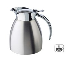 Isolierkanne Kaffeekanne Servierkanne &Oslash; 10,5cm - H&ouml;he: 13cm - 0,3 L Gastlando