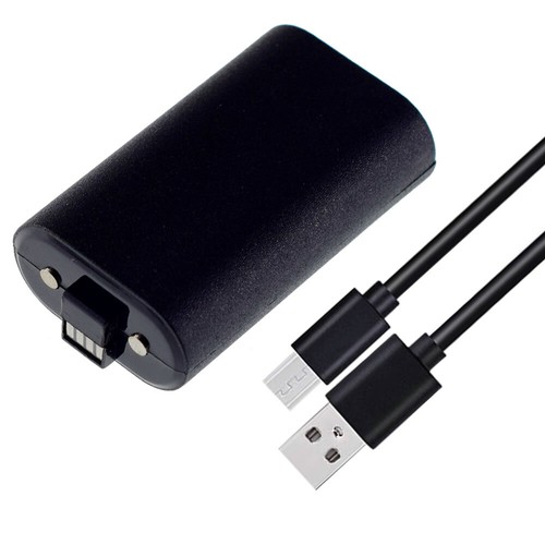 Wiederaufladbarer Akku + USB-Kabel für Xbox One Wireless Controller 1400mAh neu - Bild 9 von 30