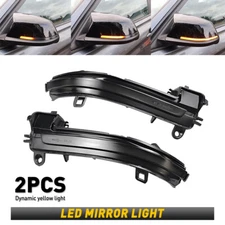 Pair LED Side Mirror Sequential Turn Signal Light  For 2010-2018 BMW 1 2 3 4 E84