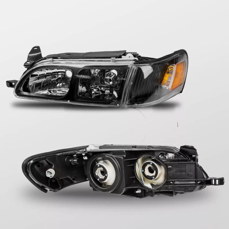 Faróis de para-choque dianteiro JDM faróis para 93-97 Toyota Corolla 1993-1997 par - Imagem 2 de 4