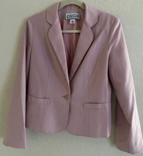 Vintage Retro Bobbie Brooks Pink Blazer Jacket Juniors 11/12 Single Breasted USA