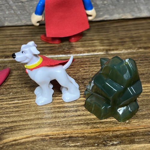 IMAGINEXT DC SUPER FRIENDS Krypto 2012 Heroes Set 4 Figures COMPLETE Accessories - Picture 11 of 11