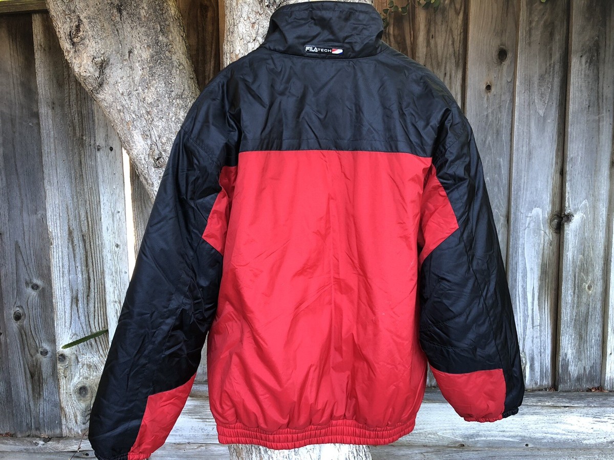 ビンテージFILA ジップアップジャケット レッド Fila Mens Vintage Settanta Bjorn Borg Red Track Top XXL at