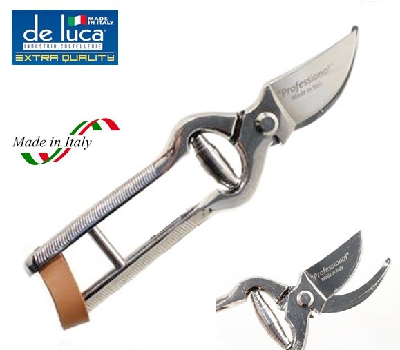 FORBICE TRINCIA POLLO DA CUCINA 210 mm IN ACCIAIO TEMPERATO " DE LUCA "