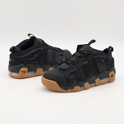 FZ3055-003 Nike Air More Uptempo Low Black Gum Medium Brown Black