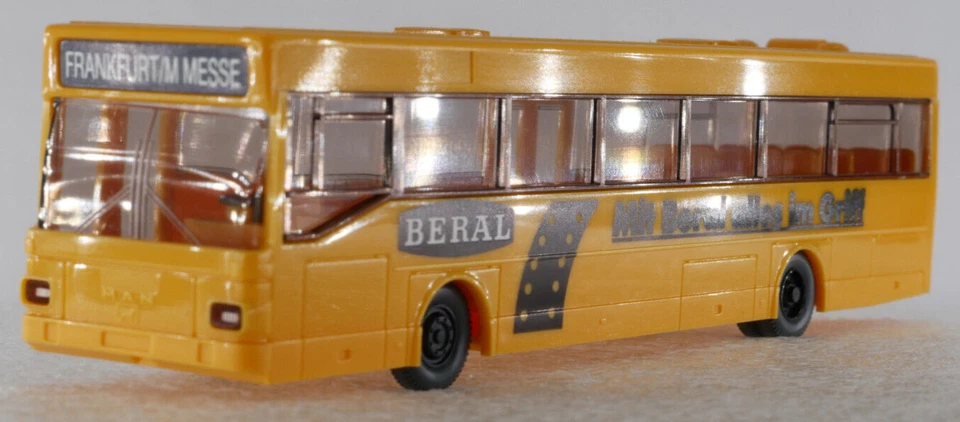 Wiking 1:87 Werbemodell A.S.S Bus MAN SL 202 Beral Frankfurt Messe 1990 GK 2