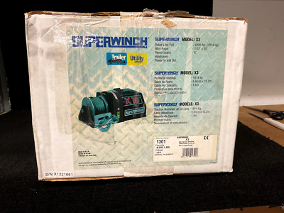 SUPERWINCH ELECTRIC WINCH X3 MODEL 1301