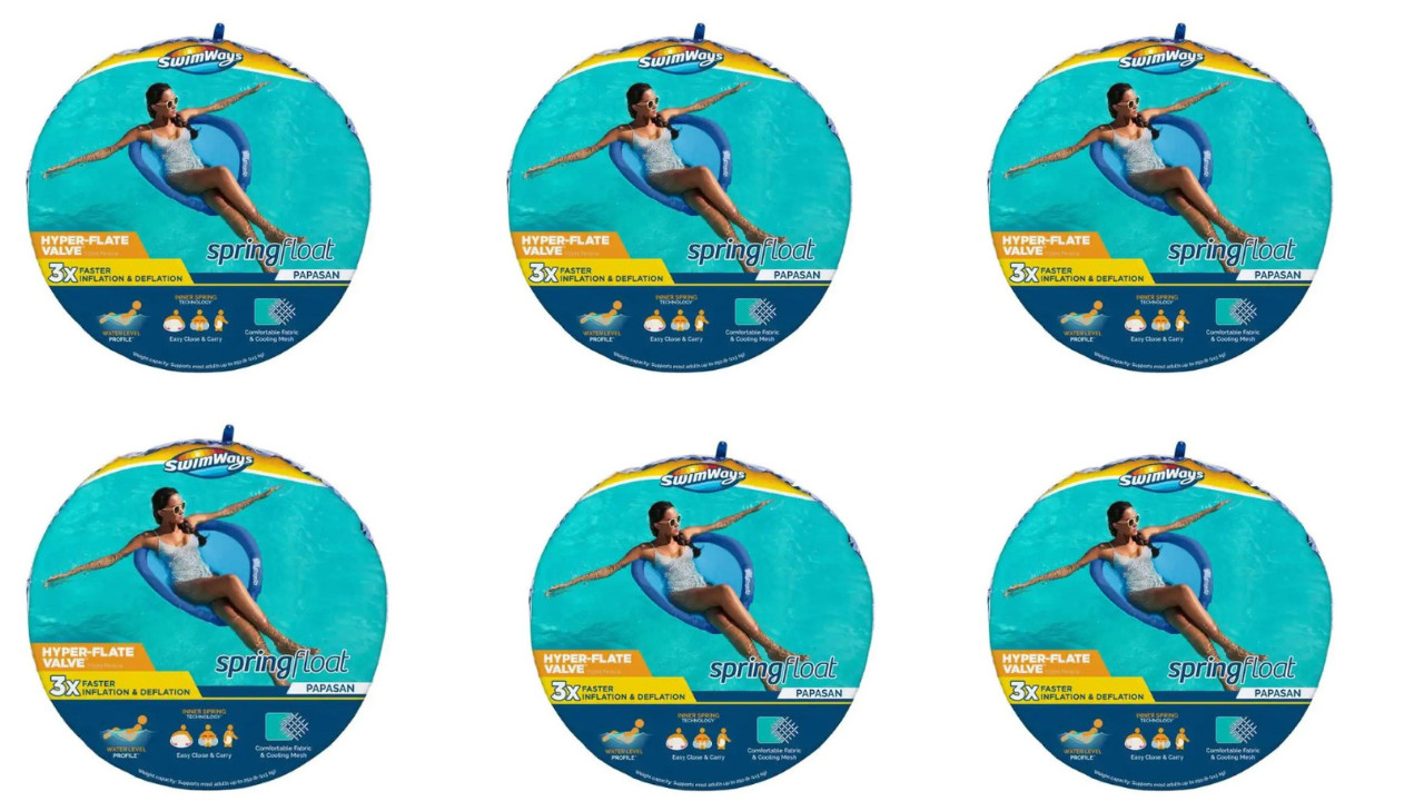 SwimWays Spring Float Papasan - 6 PACK  $7.66 ea