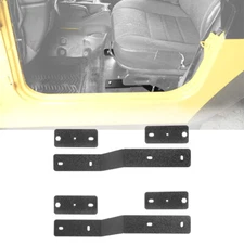 4PCS Driver Side Steel Mount Bracket Seat Adapter For 1997-2006 Jeep Wrangler TJ