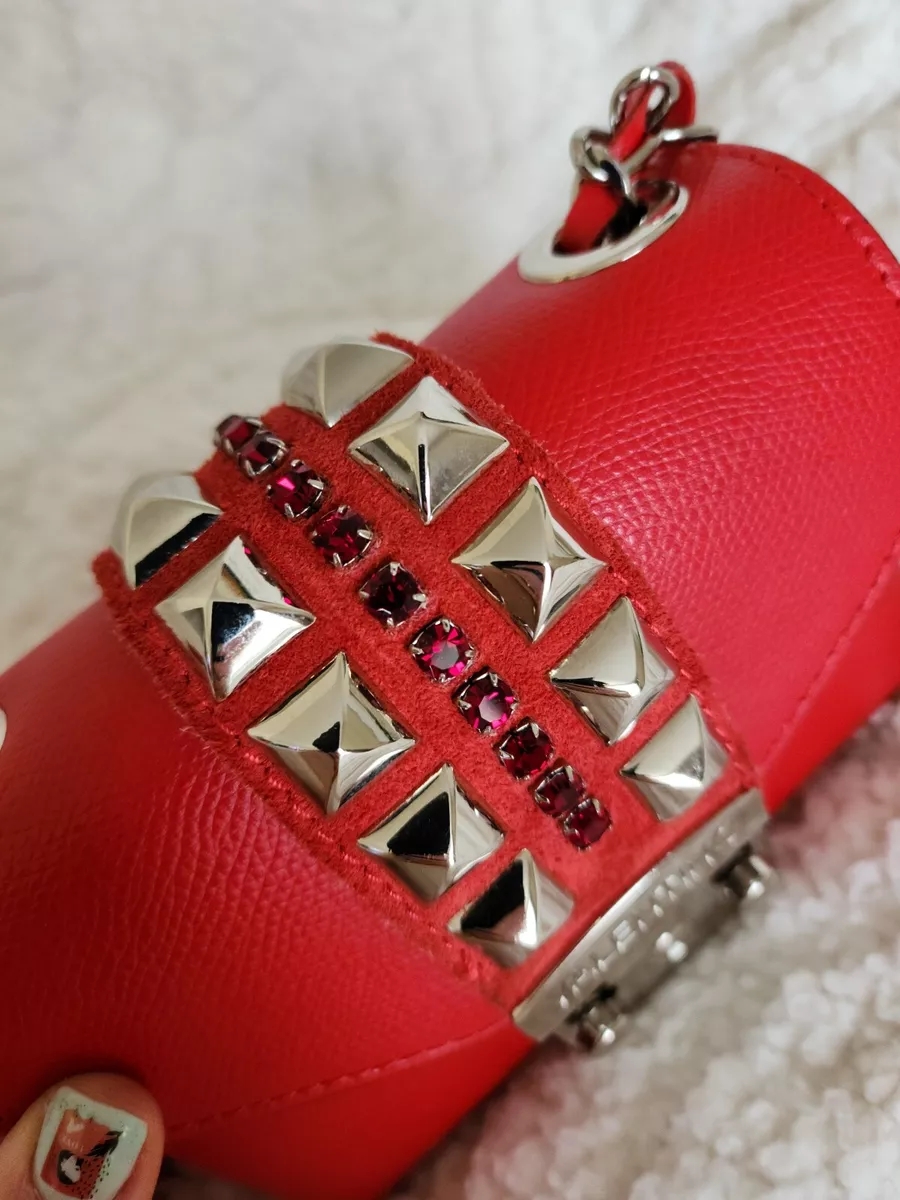 valentino red velvet bag