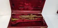 KING LIBERTY Bb TRUMPET WITH CASE & MOUTHPIECE "JUST SERVICED" CIRCA 1953.