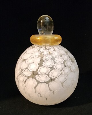 Gambaro & Poggi  Murano Blown Glass Perfume Bottle
