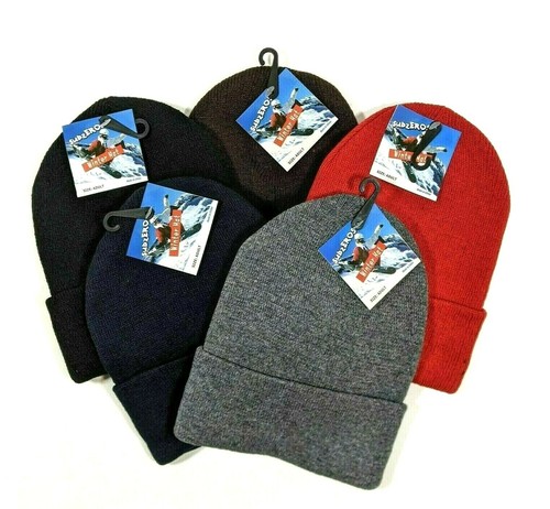 Sub Zero Mens Winter Knit Skull Hat 