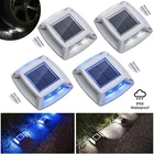 2Pack LED Solar Deck Light Outdoor Garden Bridge Gangway Driveway Dock Step Lamp
