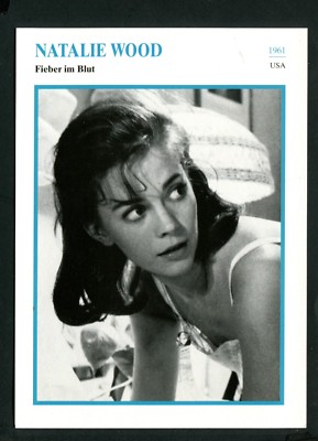 Starkarte  Natalie Wood, Fieber im Blut - USA 1961    (S-3)