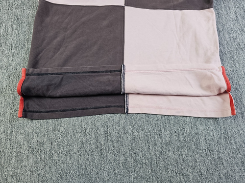 Hackett London Polo Shirt Mens L Colorblock Pink Brown #4 Cotton Classic - Imagen 6 de 14