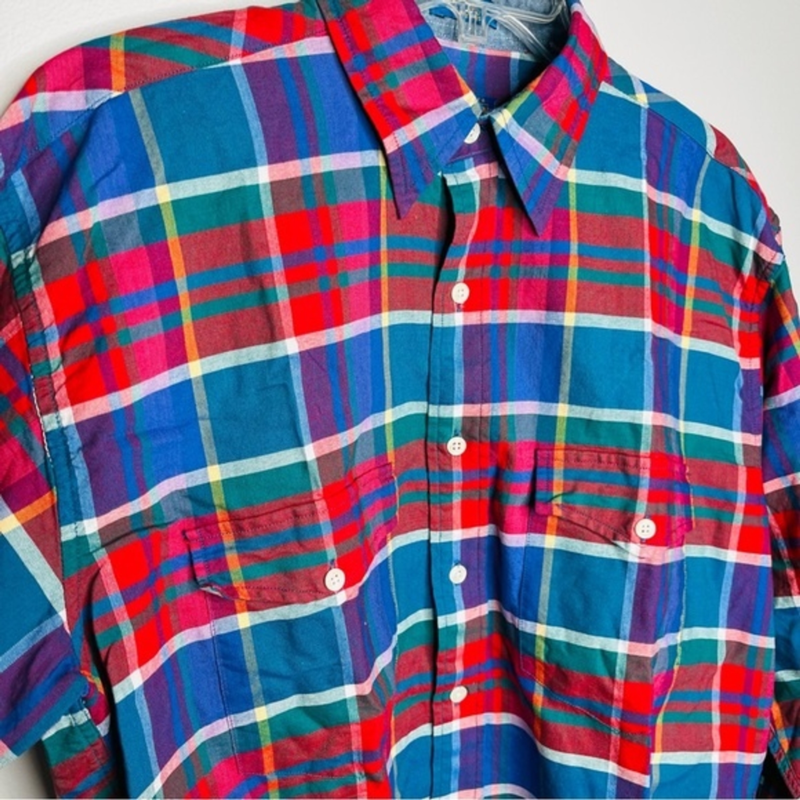 PENDLETON SHIRT - BUTTON Down Plaid Collared Shir… - image 2