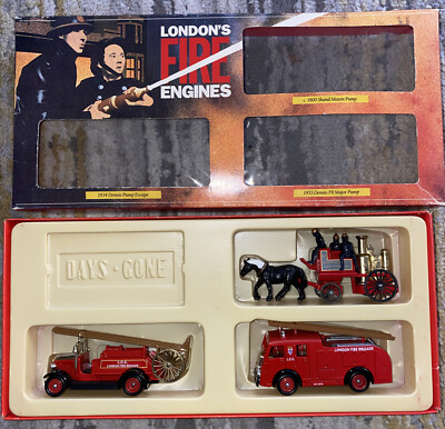 Lledo Days Gone No FB 1003 London s Fire Engines. Set. Neuwertige Diecast Modelle
