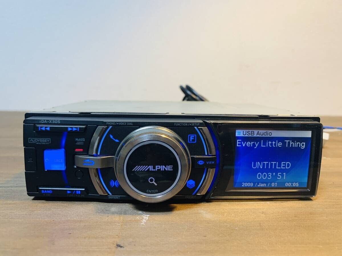 APINE アルパイン iDA-X305 1DIN オーディオ へし折る デッキ APINE アルパイン iDA-X305 1DIN オーディオ へし折る デッキ