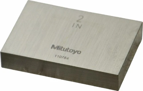Mitutoyo 2" Rectangular Steel Gage Block