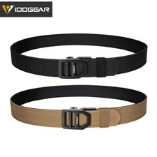  IDOGEAR Tactical Belt with Metal Buckle 1.5 Inch CCW Belt Sturdy Ratchet Gear