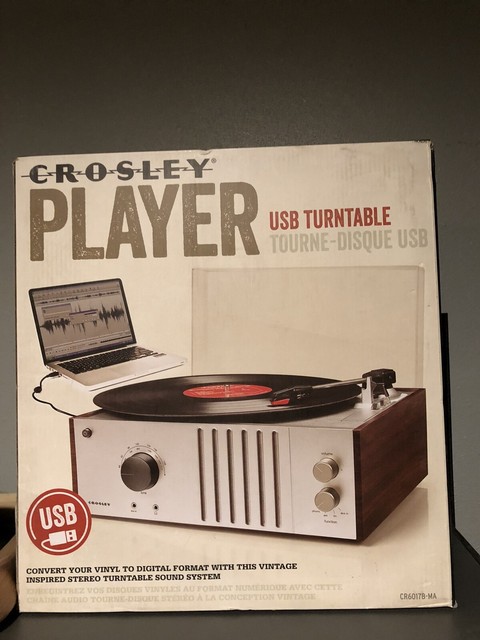 crosley player turntable with detachable speakers & bluetooth