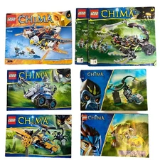 LEGO CHIMA Instruction Manuals Lot of 7 Lego Manuals Only *See Desc. For List*