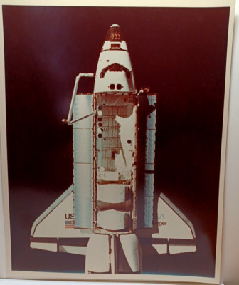 Original NASA Color Kodak Challenger Top Open Photo 8 x 10 RRP 812