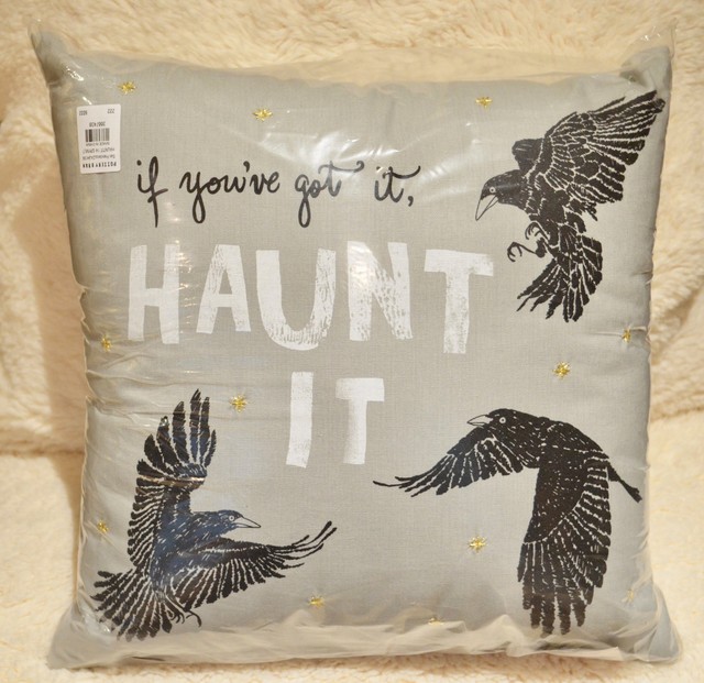 Pottery Barn Halloween If You Got It Haunt It Pillow New 14x14