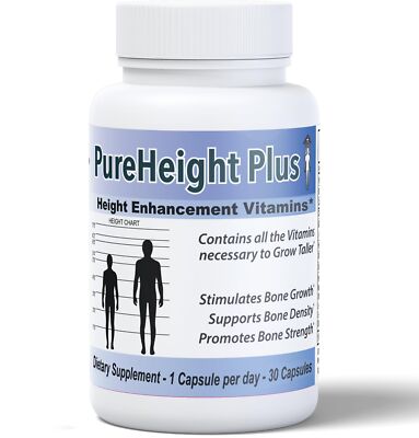 PureHeight Plus #1 Doctor Recommended Height Enhancement Supplement - Growth
