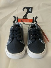 Wonder Nation Boys Toddler Slip On Shoes Sneakers Adjustable Baby Size 4  175B