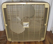 Vintage Frigid 3 Speed Box Fan Made In USA Model SP20 Brooklyn New York Rare