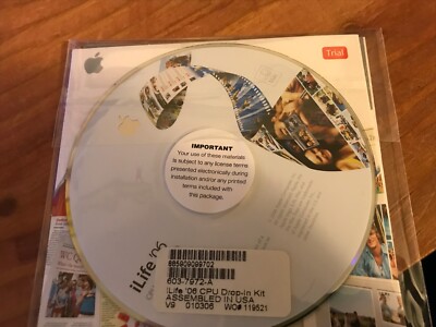 Apple Software MacBook OS X Life'06 trial disk 