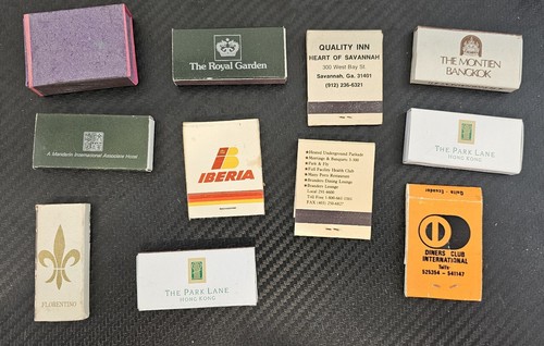 Collection vintage Int. Used & New Matches And Match Books #S1028 - Picture 2 of 2