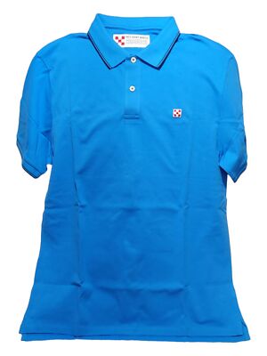 Saint Barth Herren Poloshirt Kurzarm Blau Größe M-XL