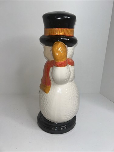 Vintage Atlantic Form Keramik Schneemann Figur 15"" groß - schwer - Bild 4 von 10