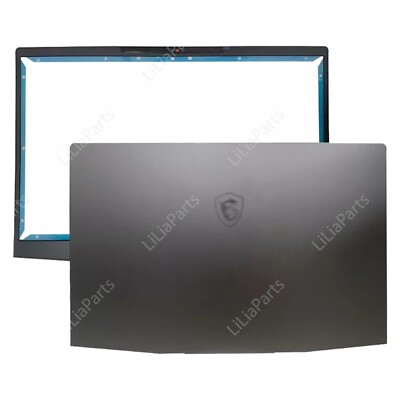 for MSI Stealth GS77 12UE UH MS-17P1 17.3in Top Lid LCD Back Cover Front Bezel