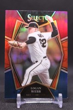 Logan Webb #141 2022 Panini Select Tri-Color San Francisco Giants