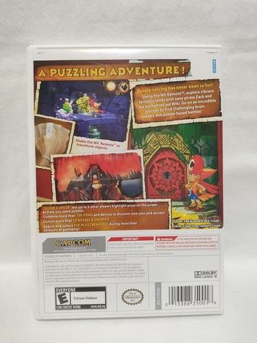 Zack & Wiki: Quest for Barbaros' Treasure (Nintendo Wii, 2007) CIB with Manual - Picture 4 of 9