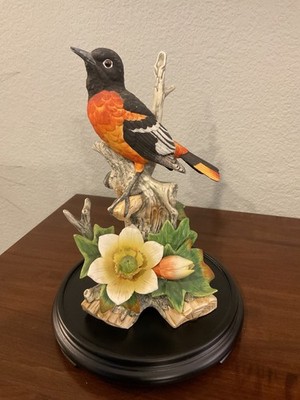 Vintage 1990s Porcelain Andrea Sadek Japanese Baltimore Oriole