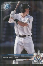 2017 Bowman Chrome Prospects #BCP87 Brian Anderson Miami Marlins 612