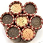 UNSEARCHED 1909-1958 P/D/S Wheat Cent Penny Roll(50) Indian Head & BU Enders!!!