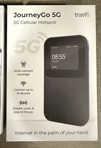 New TravlFi JourneyGo 5G RV Wi-Fi Hotspot | Pay As You Go and No Contracts | RV