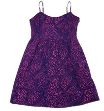 GAP Linda Mini A-Line Sundress Sz 2 Women Lined Animal Print Pockets Spag Straps