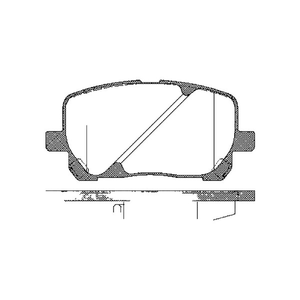 Bremsbelagsatz Scheiben 17 Mm Triscan Iam-Expertise FüR Toyota Avensis-image