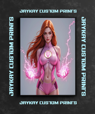 Invincible Atom Eve Animated Series Poster Print - No Frame