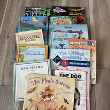 Children  s Book Bundle 15 Books Story Reader/early / Scholastic/Disney Lot 22