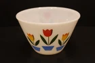 Vintage Fire King 6 1/2" Tulip Splash Proof Mixing Bowl !