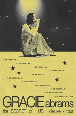 2025 Gracie Abrams Event Madison Square Garden Poster | eBay