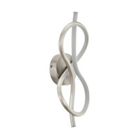 Moderne Wandleuchten Weiß Nickel 1X10W/Led, 1000Lm, 3000K, IP20